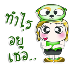 .. Mr. Kenta and dog.. sticker #14282615