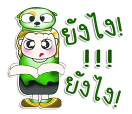 .. Mr. Kenta and dog.. sticker #14282619