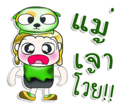 .. Mr. Kenta and dog.. sticker #14282622