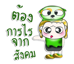 .. Mr. Kenta and dog.. sticker #14282625