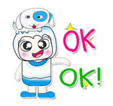 ...Mr. Saji and dog..^_^ sticker #14282790