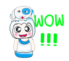 ...Mr. Saji and dog..^_^ sticker #14282791