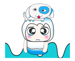 ...Mr. Saji and dog..^_^ sticker #14282792