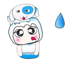 ...Mr. Saji and dog..^_^ sticker #14282793