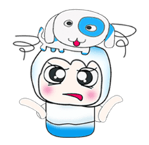 ...Mr. Saji and dog..^_^ sticker #14282807