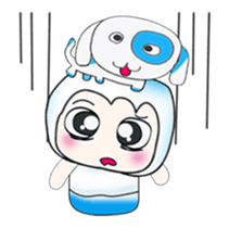 ...Mr. Saji and dog..^_^ sticker #14282809