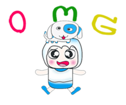 ...Mr. Saji and dog..^_^ sticker #14282813