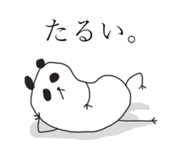 Negative panda stickers! sticker #14283000