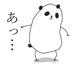 Negative panda stickers! sticker #14283006