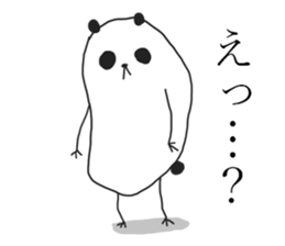 Negative panda stickers! sticker #14283007