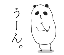 Negative panda stickers! sticker #14283014