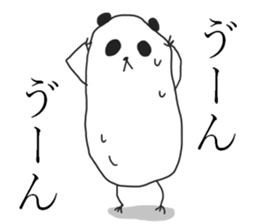 Negative panda stickers! sticker #14283015