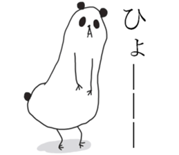 Negative panda stickers! sticker #14283017