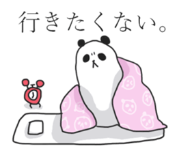 Negative panda stickers! sticker #14283027