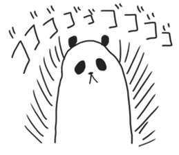 Negative panda stickers! sticker #14283035