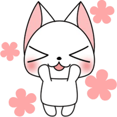 Animation! The white cat Milly2(English)