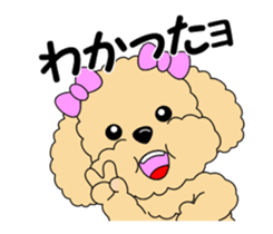 Move! Toy poodle 10 sticker #14283639