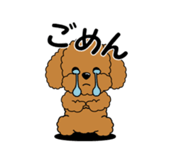 Move! Toy poodle 10 sticker #14283640