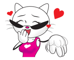 Sweetheart Cat 3- animated sticker sticker #14283829