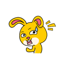 Rabbit up up sticker #14283914