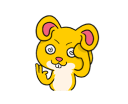 Rabbit up up sticker #14283919