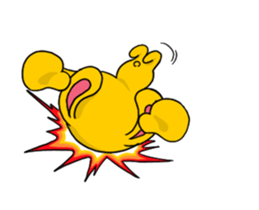 Rabbit up up sticker #14283920