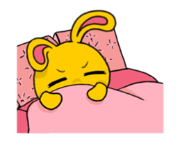 Rabbit up up sticker #14283924