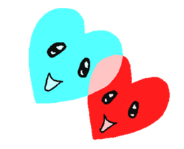 Heart mark color and design Vol.3 sticker #14284145