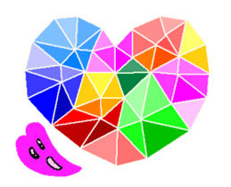 Heart mark color and design Vol.3 sticker #14284147