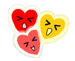 Heart mark color and design Vol.3 sticker #14284156