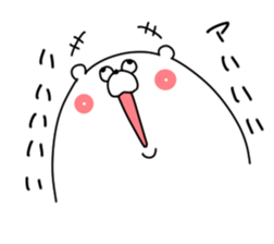 Bear sticker not thinking anything sticker #14284230