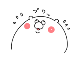 Bear sticker not thinking anything sticker #14284237