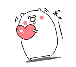 Bear sticker not thinking anything sticker #14284248