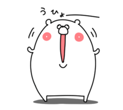 Bear sticker not thinking anything sticker #14284249