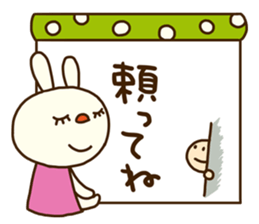 Forecast rabbit (Good at forecasting) sticker #14284467