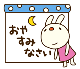 Forecast rabbit (Good at forecasting) sticker #14284493