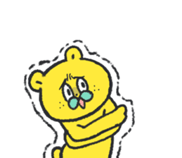 citron bear speaking Tosa dialect 2 sticker #14284619