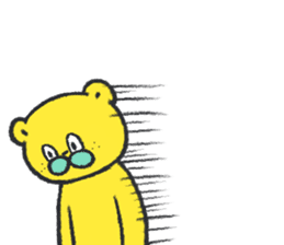 citron bear speaking Tosa dialect 2 sticker #14284642