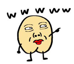 A boy with a cleft chin. sticker #14284808