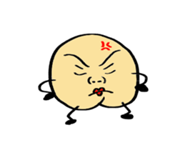 A boy with a cleft chin. sticker #14284825