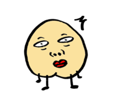 A boy with a cleft chin. sticker #14284828