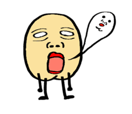 A boy with a cleft chin. sticker #14284837