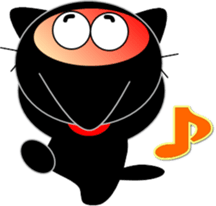 Friends of cute cat-14 sticker #14285020