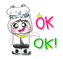 ..Mr. Nobu and Frog..!! sticker #14285326