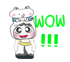 ..Mr. Nobu and Frog..!! sticker #14285327