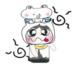 ..Mr. Nobu and Frog..!! sticker #14285334