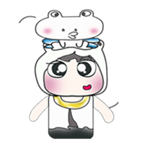 ..Mr. Nobu and Frog..!! sticker #14285338