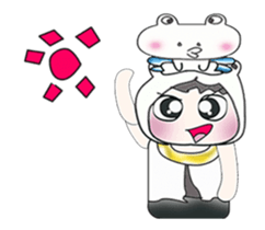 ..Mr. Nobu and Frog..!! sticker #14285342