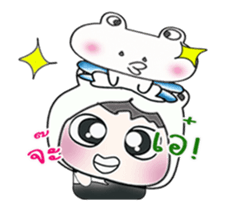 ..Mr. Nobu and Frog..!! sticker #14285344