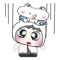 ..Mr. Nobu and Frog..!! sticker #14285345